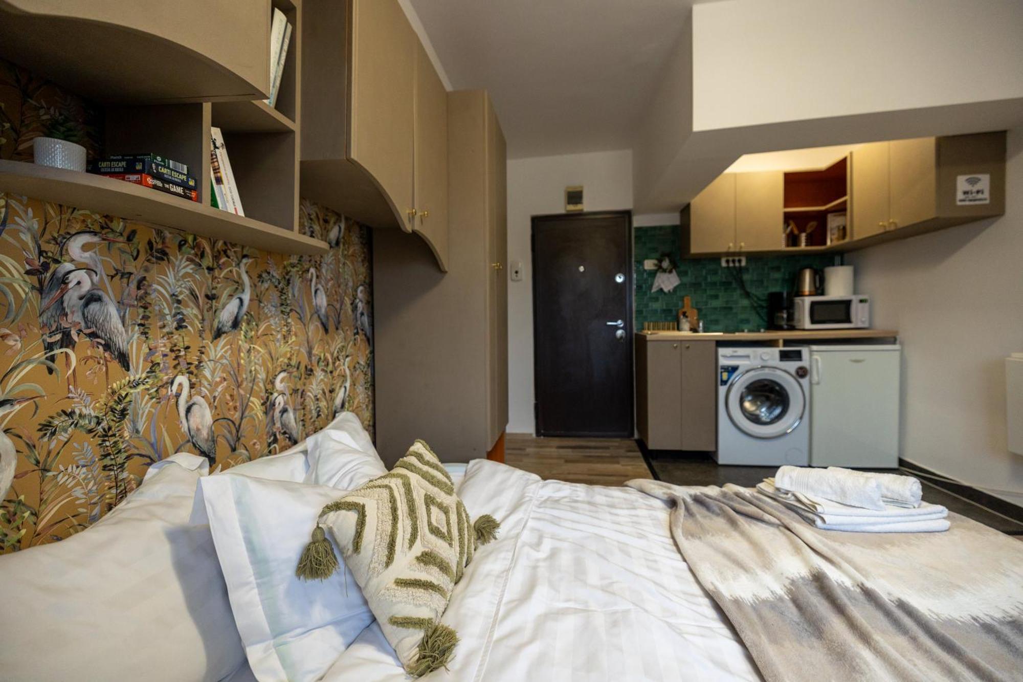 טימישוארה Cozy Studio Retreat - Quiet, Premium Stay מראה חיצוני תמונה